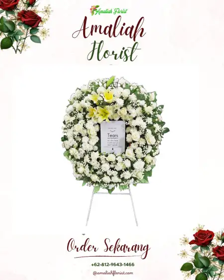 Krans Bunga Duka Cibulan
